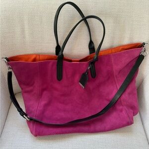 Cole Haan Suede Large Handbag